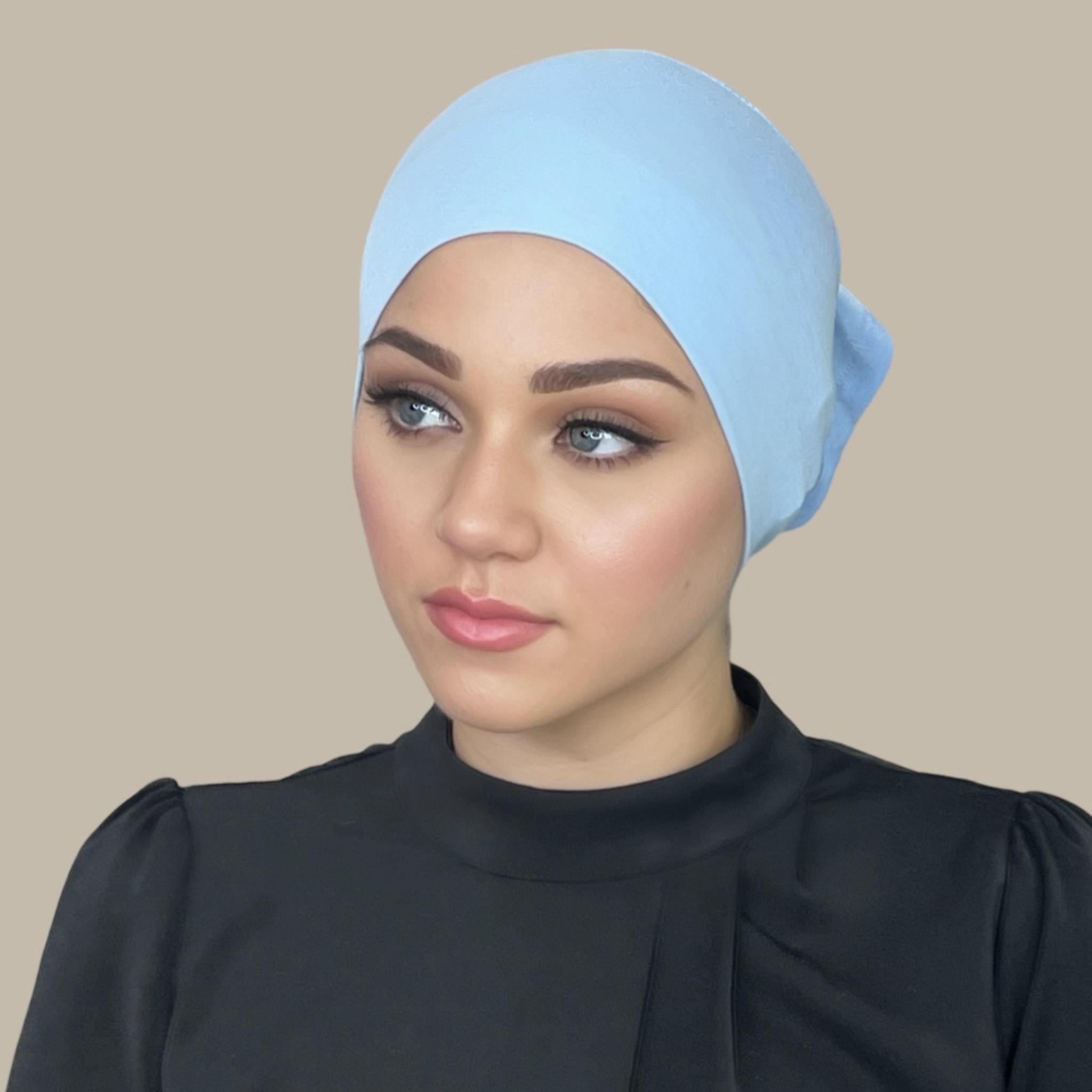 Premium Jersey Underscarf-Baby Blue