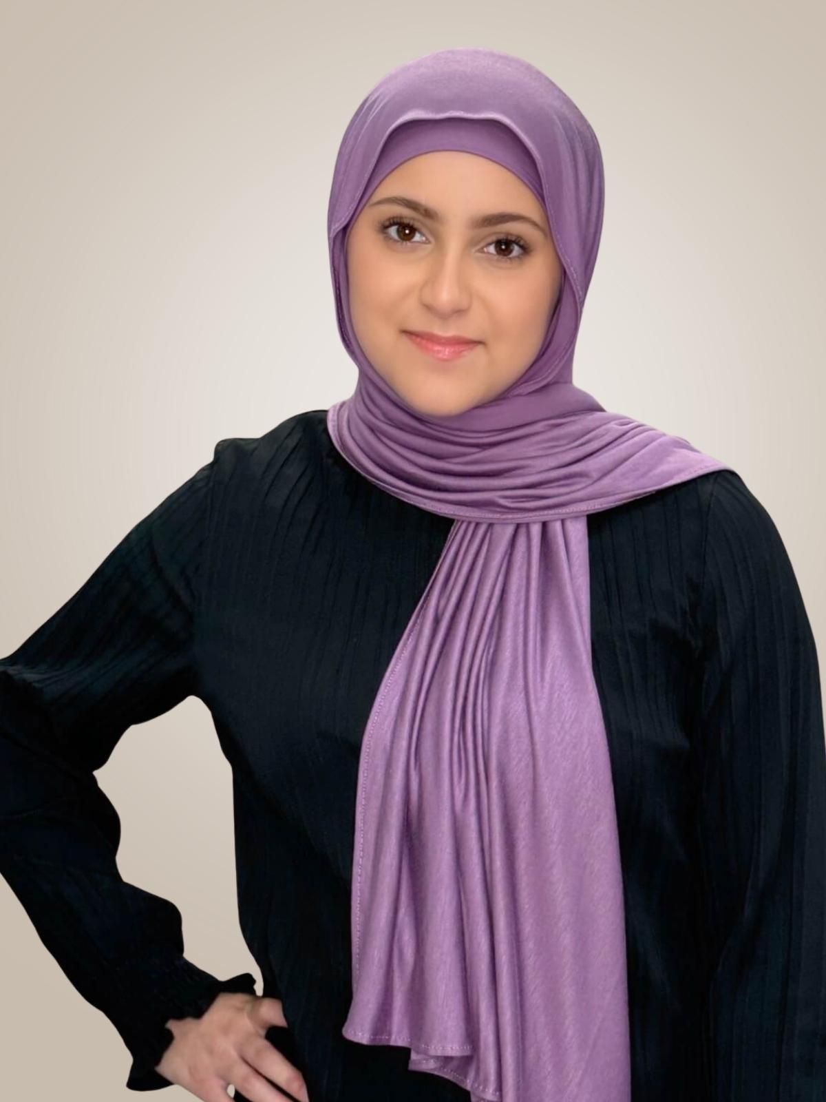 Modish Girl Premium Jersey Hijab-Mauve Taupe