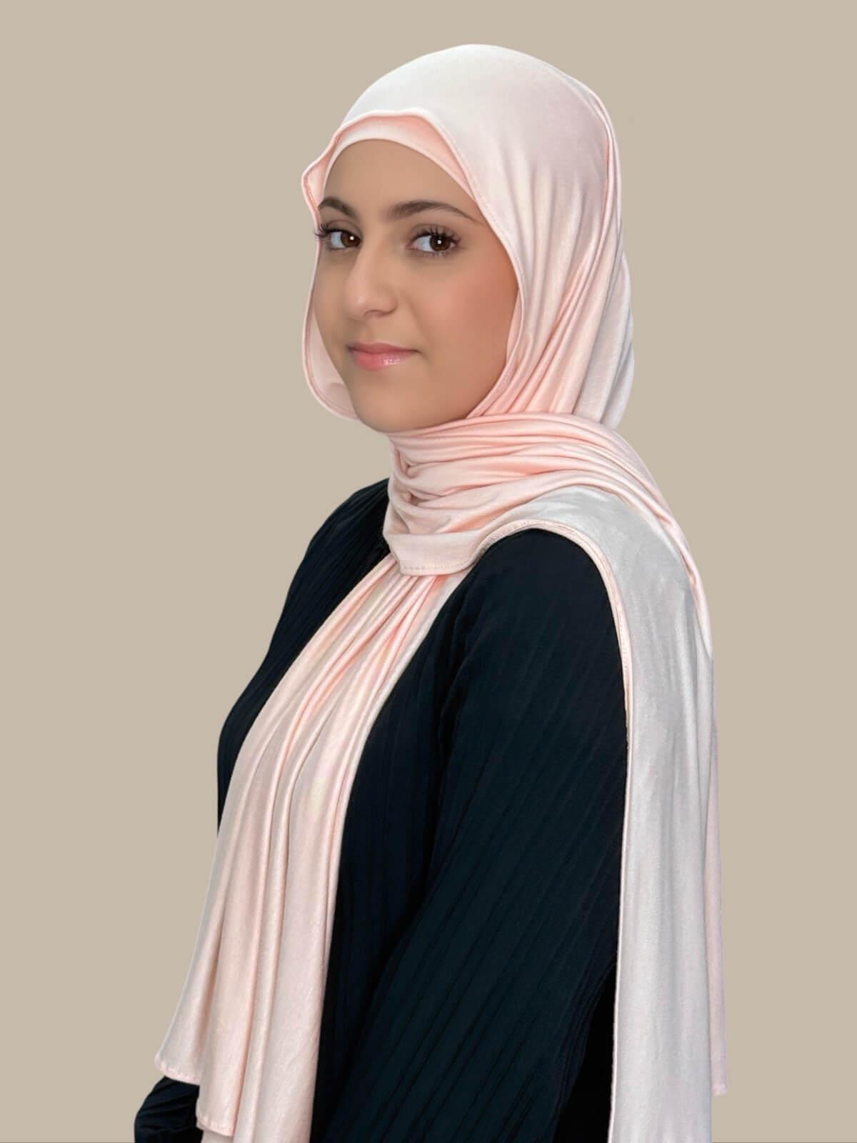 Modish Girl Premium Jersey Hijab-Pearl