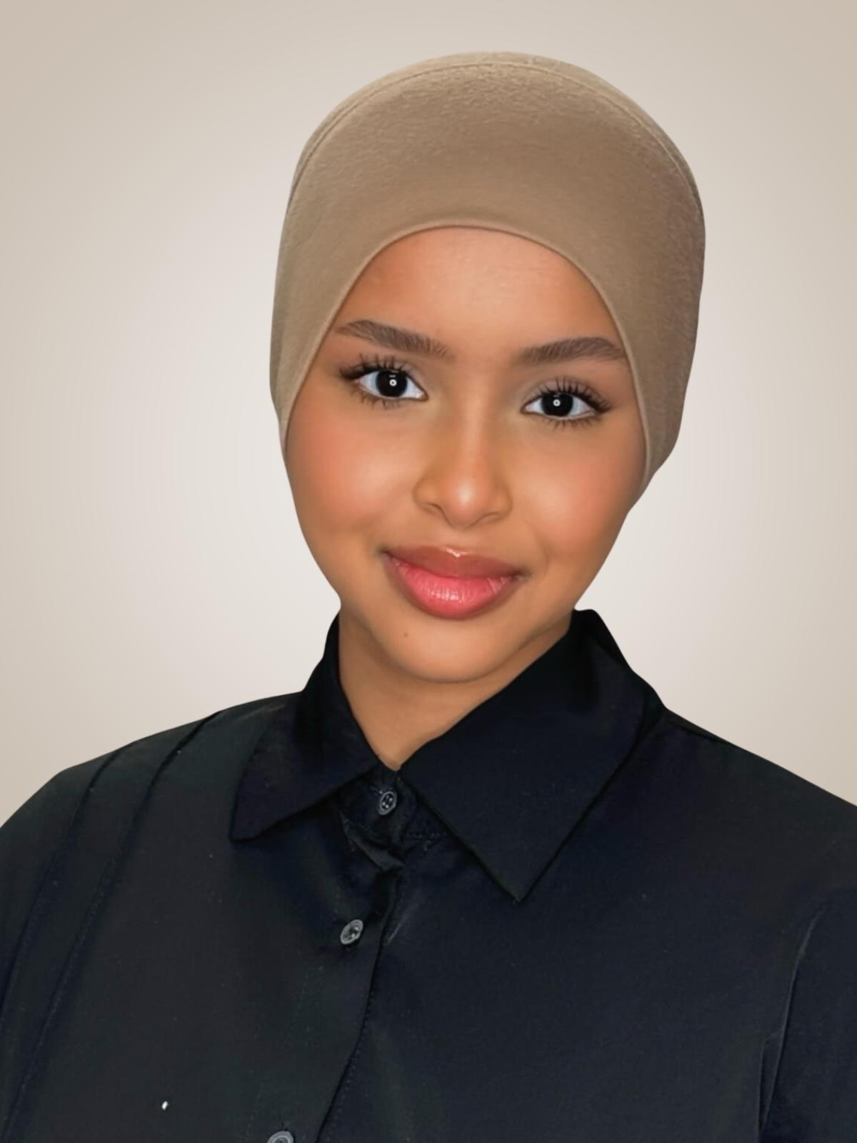 Premium Cotton Underscarf-Coffee
