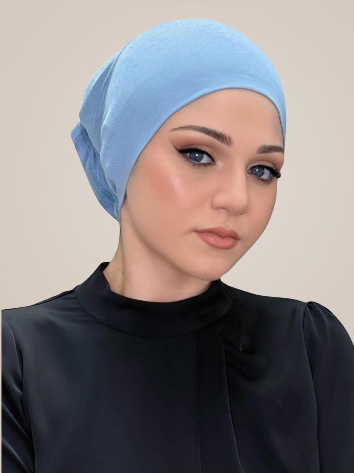 Premium Jersey Underscarf-Dusty Blue