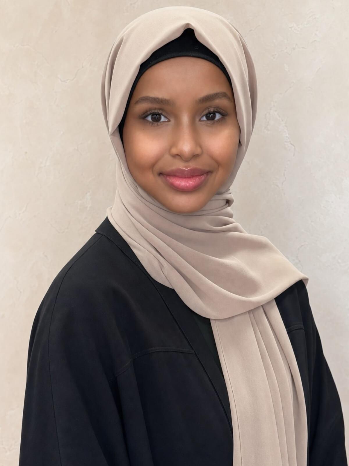 Luxury Chiffon Hijab-Oak