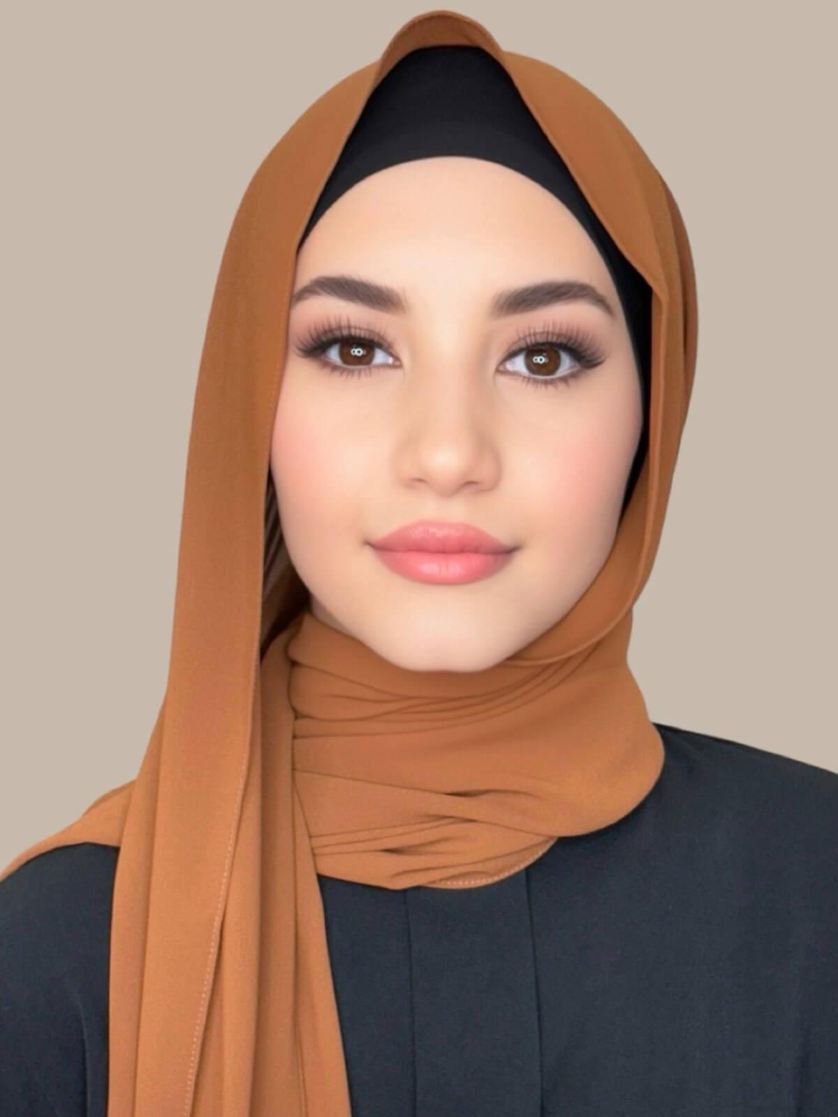 Classic Chiffon Hijab-Sienna