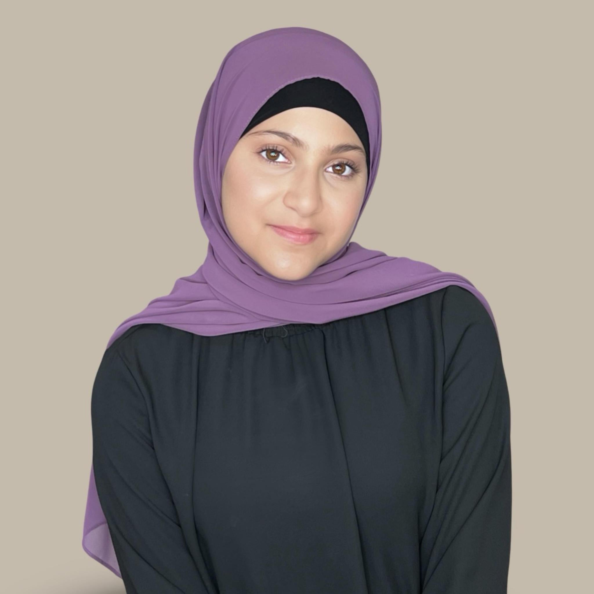 Modish Girl Luxury Chiffon Hijab-Mauve Taupe(FINAL SALE) - Modish Hijab