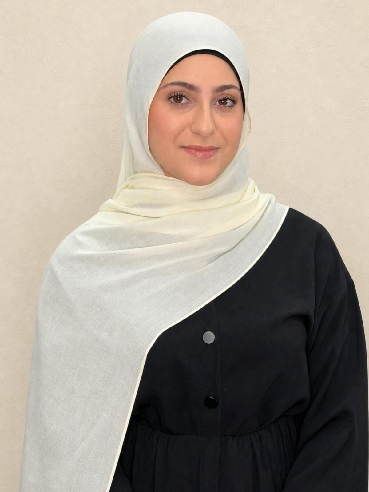 Modish Girl Cotton Modal Hijab-Lace