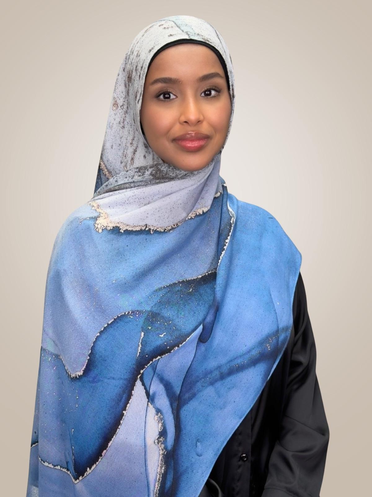 Print Modal Hijab-Santorini Night