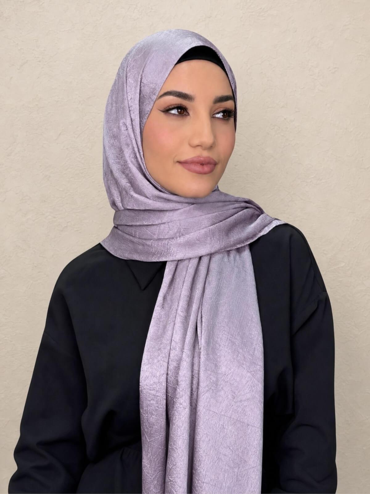 Classic Satin Hijab-Periwinkle