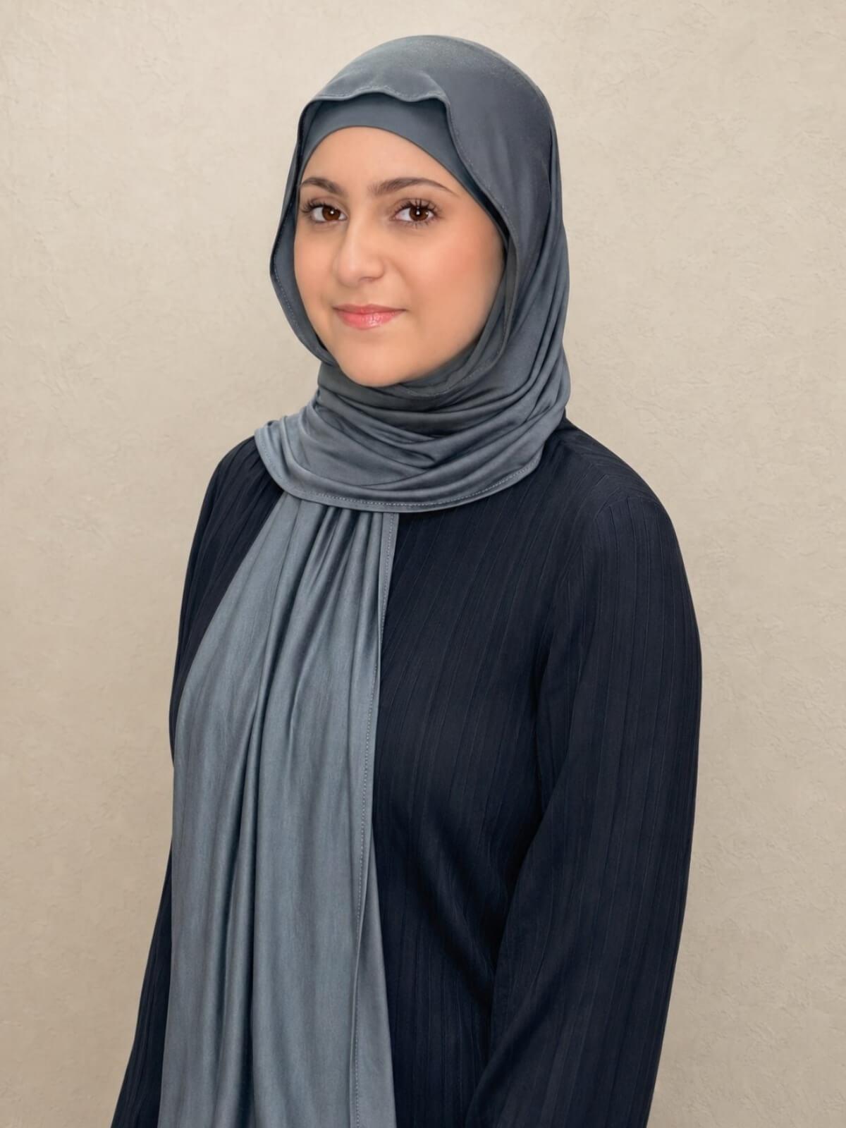 Modish Girl Premium Jersey hijab-Pebble Grey