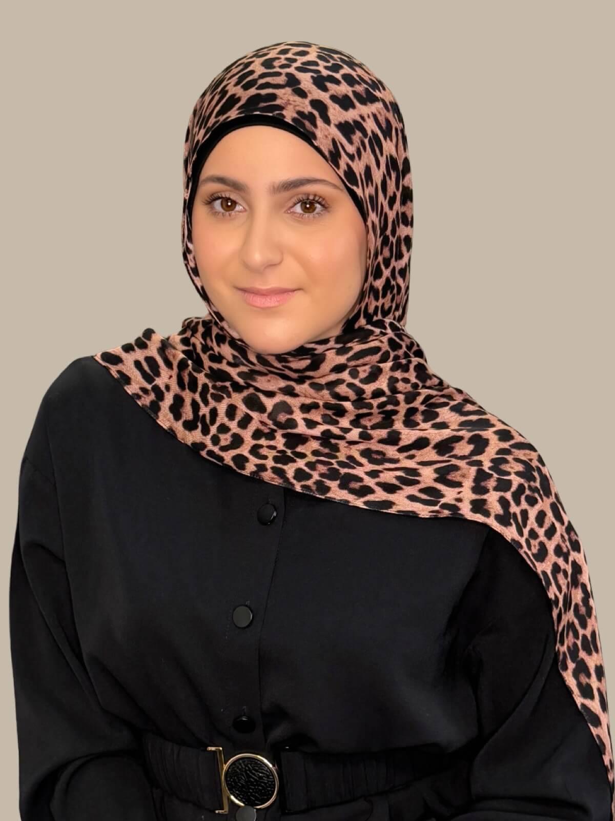 Modish Girl Print Modal Hijab-Safari Nights