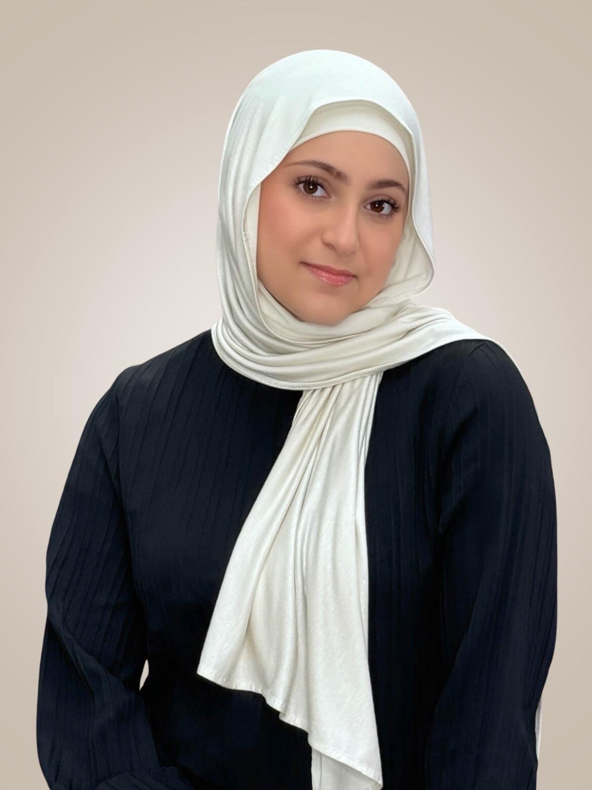 Modish Girl Premium Jersey hijab-Ivory