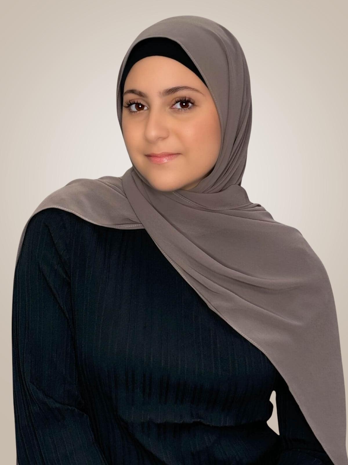 Modish Girl Luxury Chiffon Hijab-Sandstone