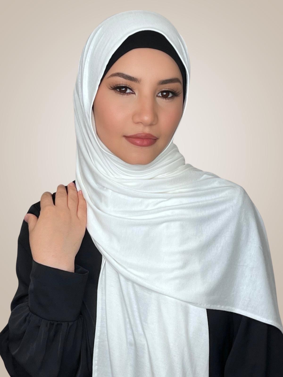 Classic Jersey Hijab-Off White