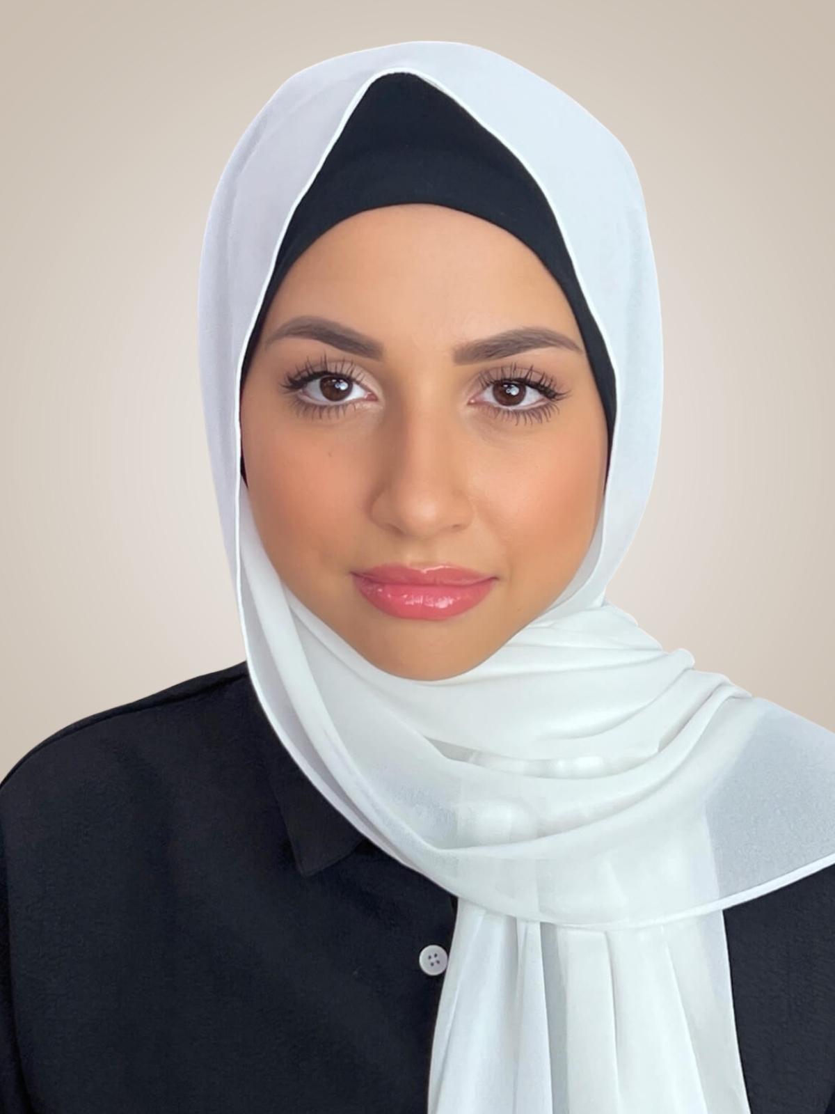 Classic Chiffon Hijab-Off White