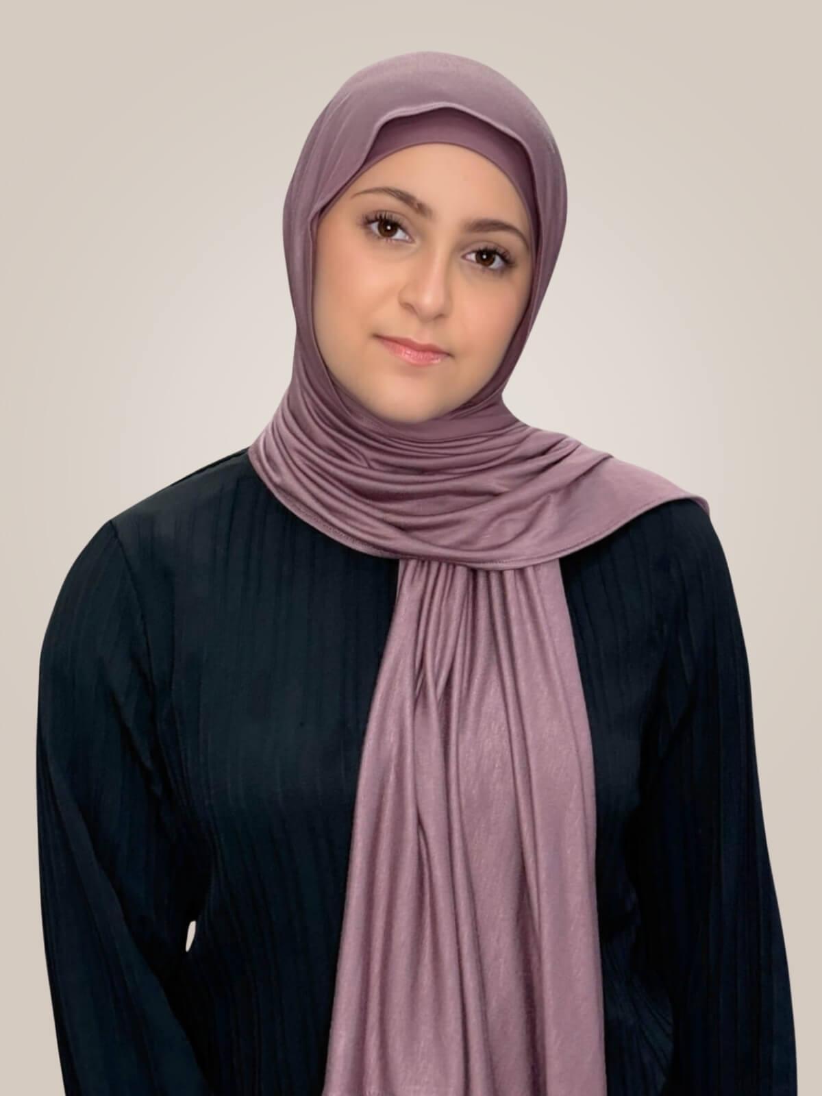 Modish girl Premium Jersey Hijab-Rose Taupe