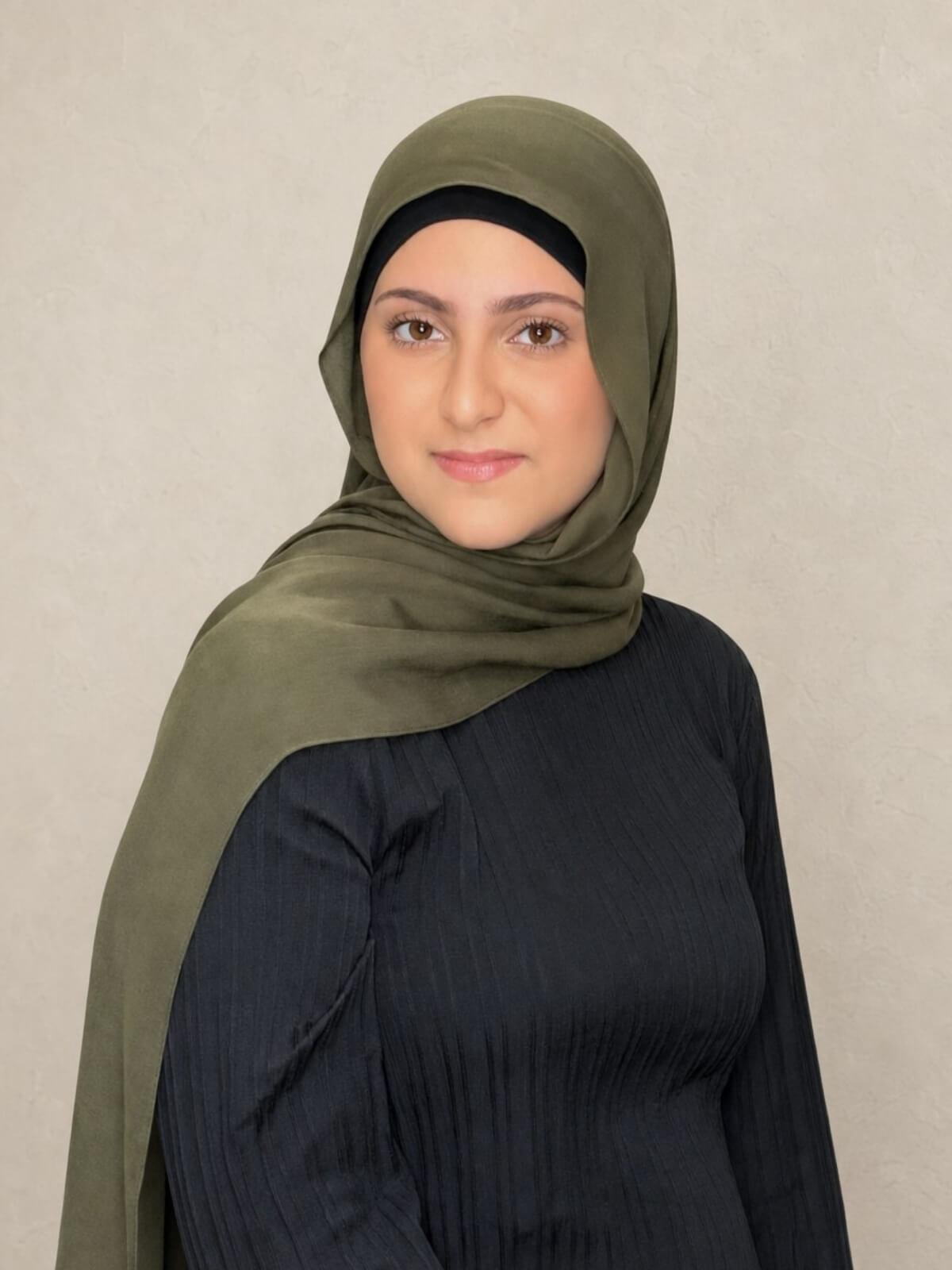 Modish Girl Cotton Modal Hijab-Sunlit Sage