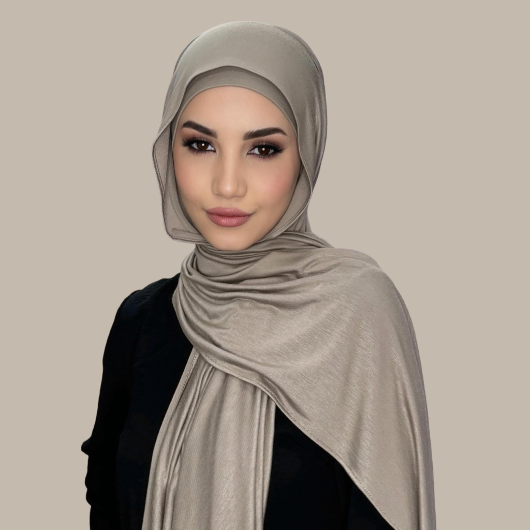 Premium Jersey Hijab-Desert