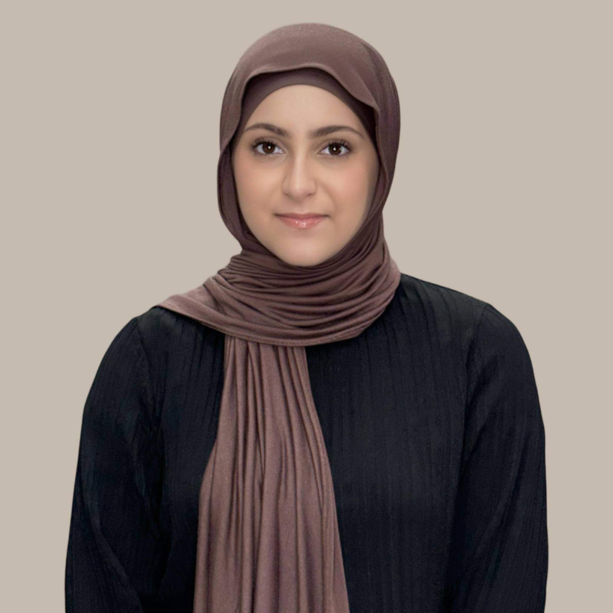 Modish Girl Premium Jersey Hijab-Mocha Brown