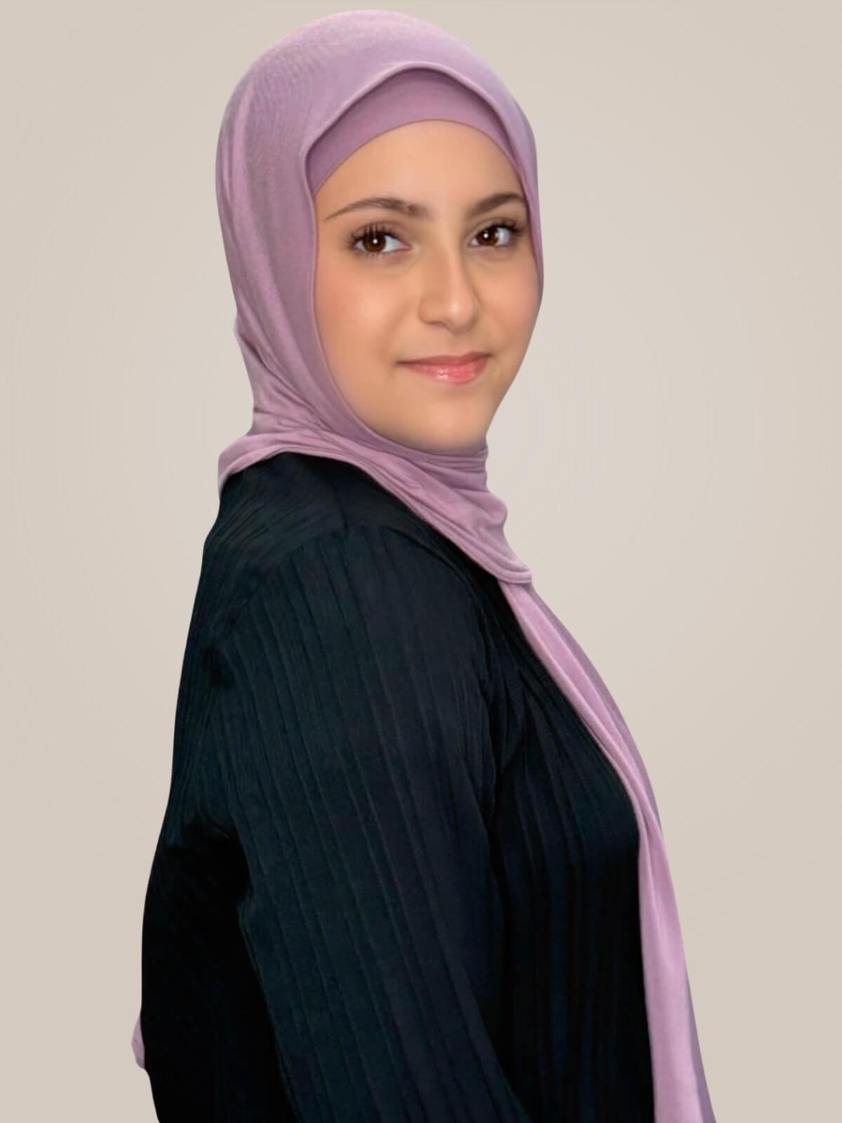 Modish Girl Premium Jersey Hijab-Khaki Rose