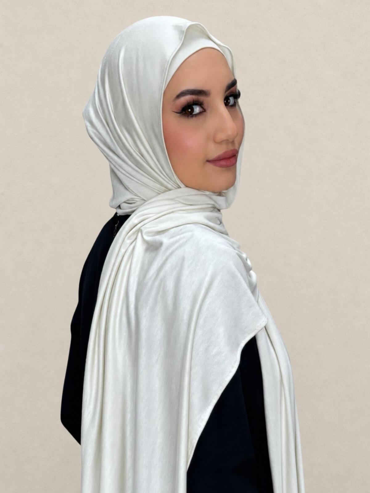 Premium Jersey Hijab-Ivory