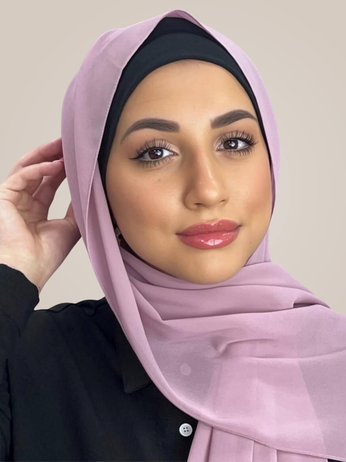 Classic Chiffon Hijab-Blush Pink