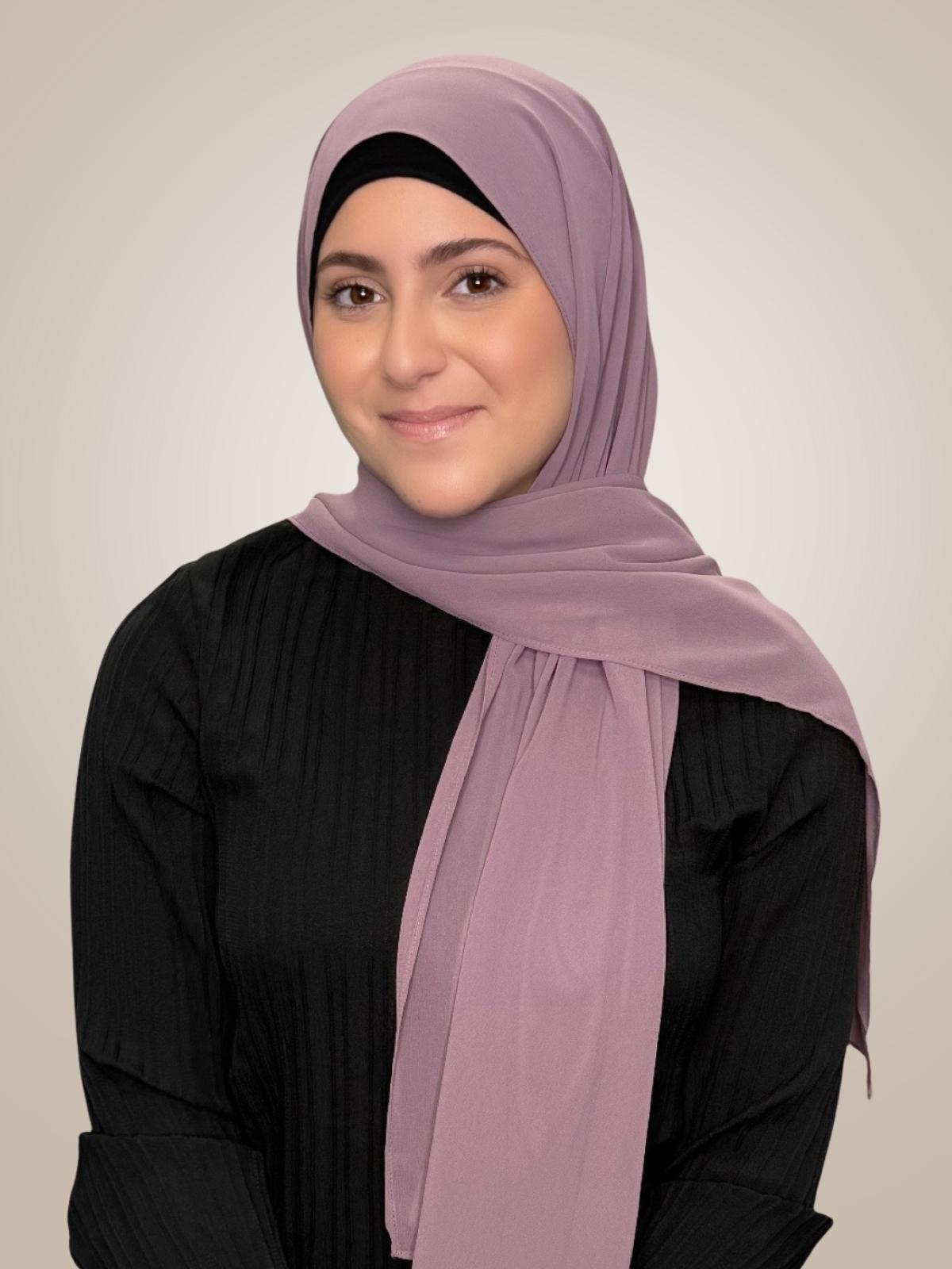 Modish Girl Luxury Chiffon Hijab-Rose Taupe