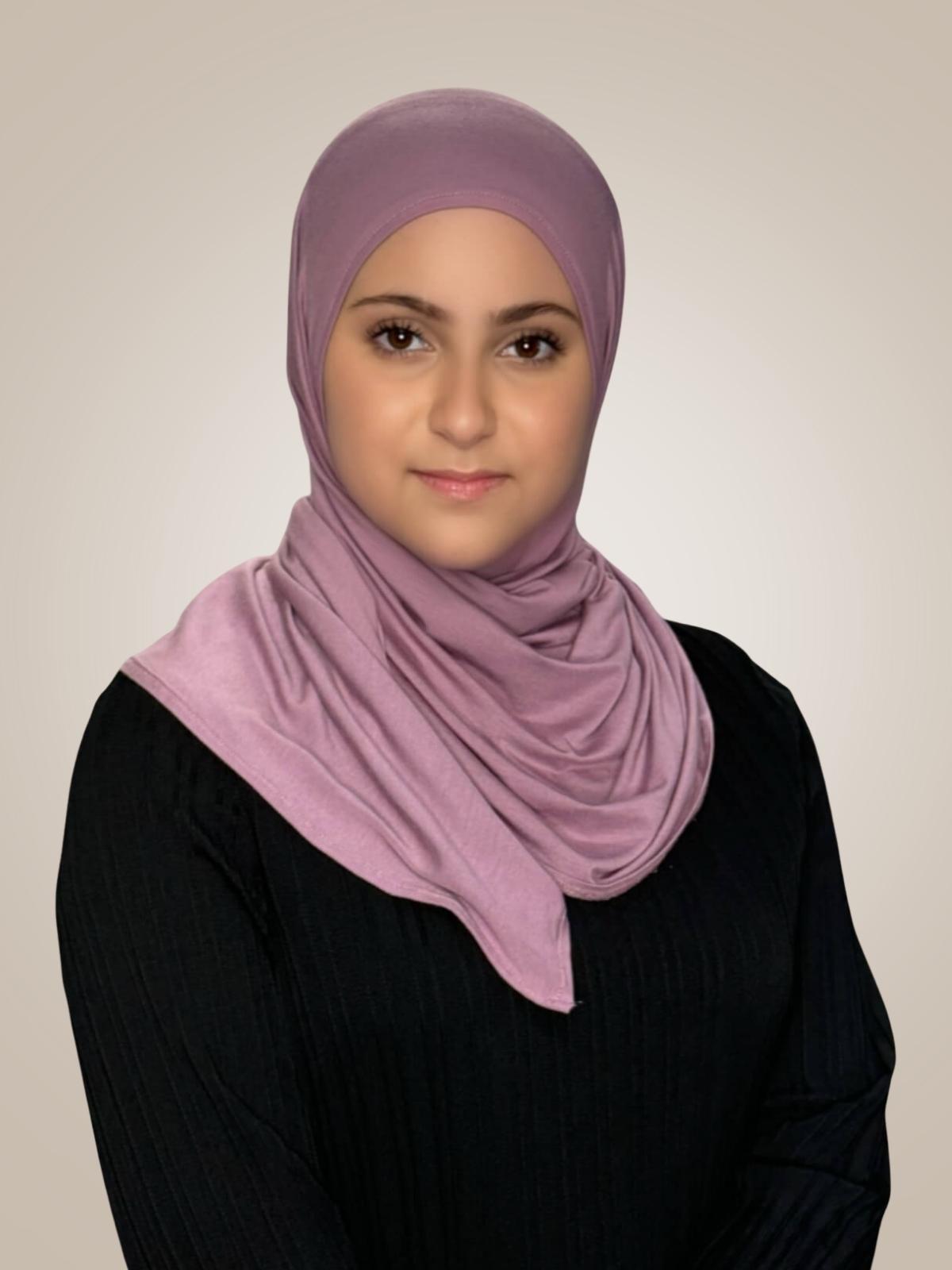 Modish Girl Pre-Sewn jersey hijab-Khaki Rose