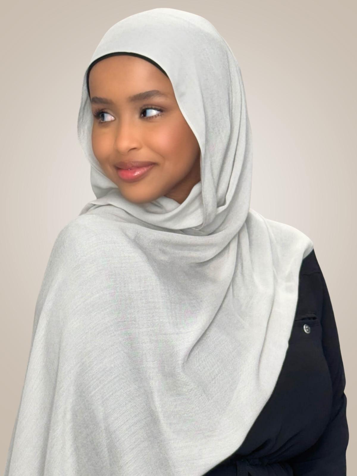 Cotton Modal Hijab-Pearl River