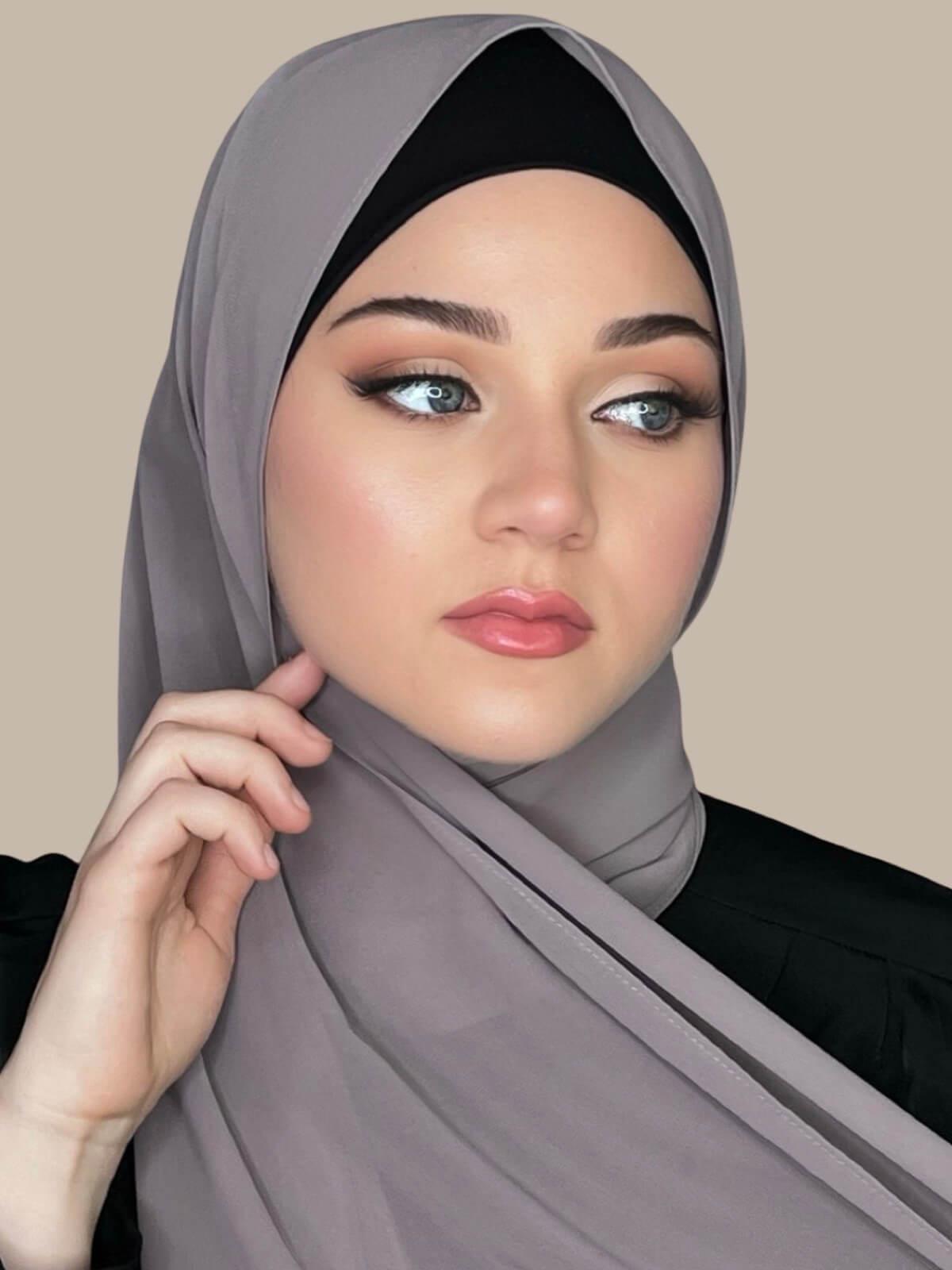 Luxury Chiffon Hijab-Hazel