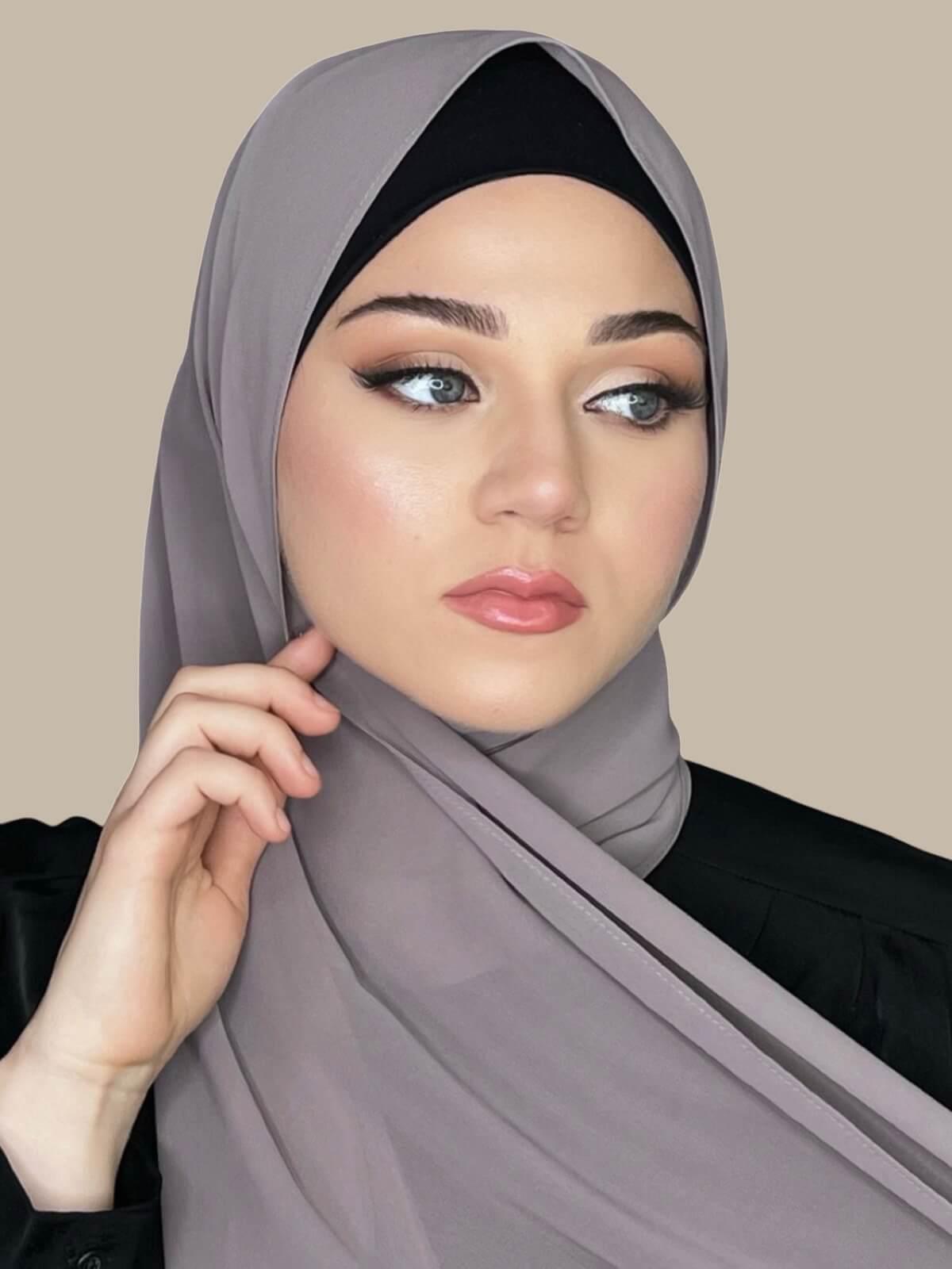 Luxury Chiffon Hijab-Hazel