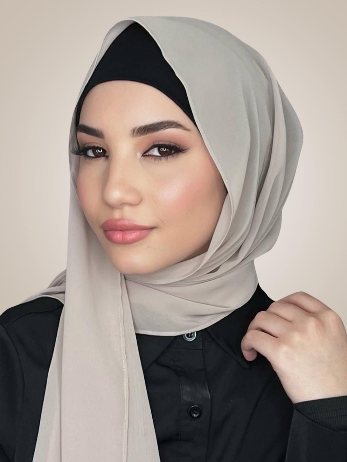 Luxury Chiffon Hijab-Desert