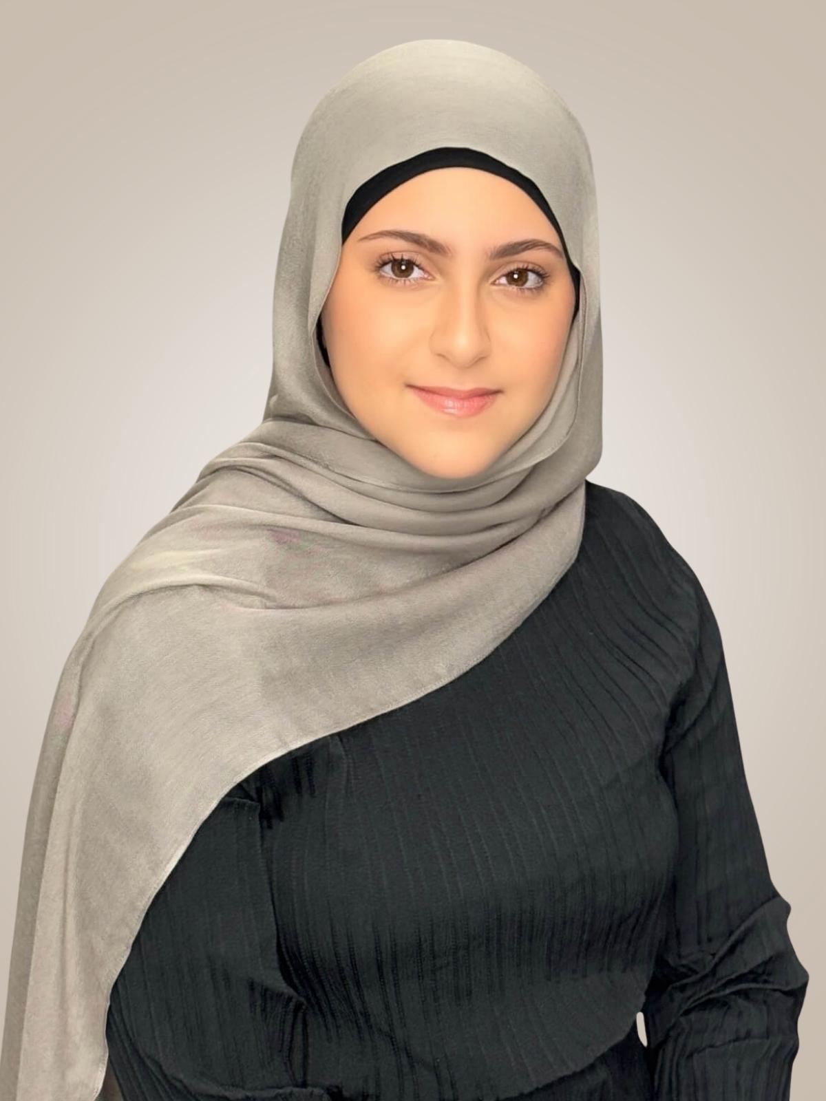 Modish Girl Cotton Modal Hijab-Oak Mist