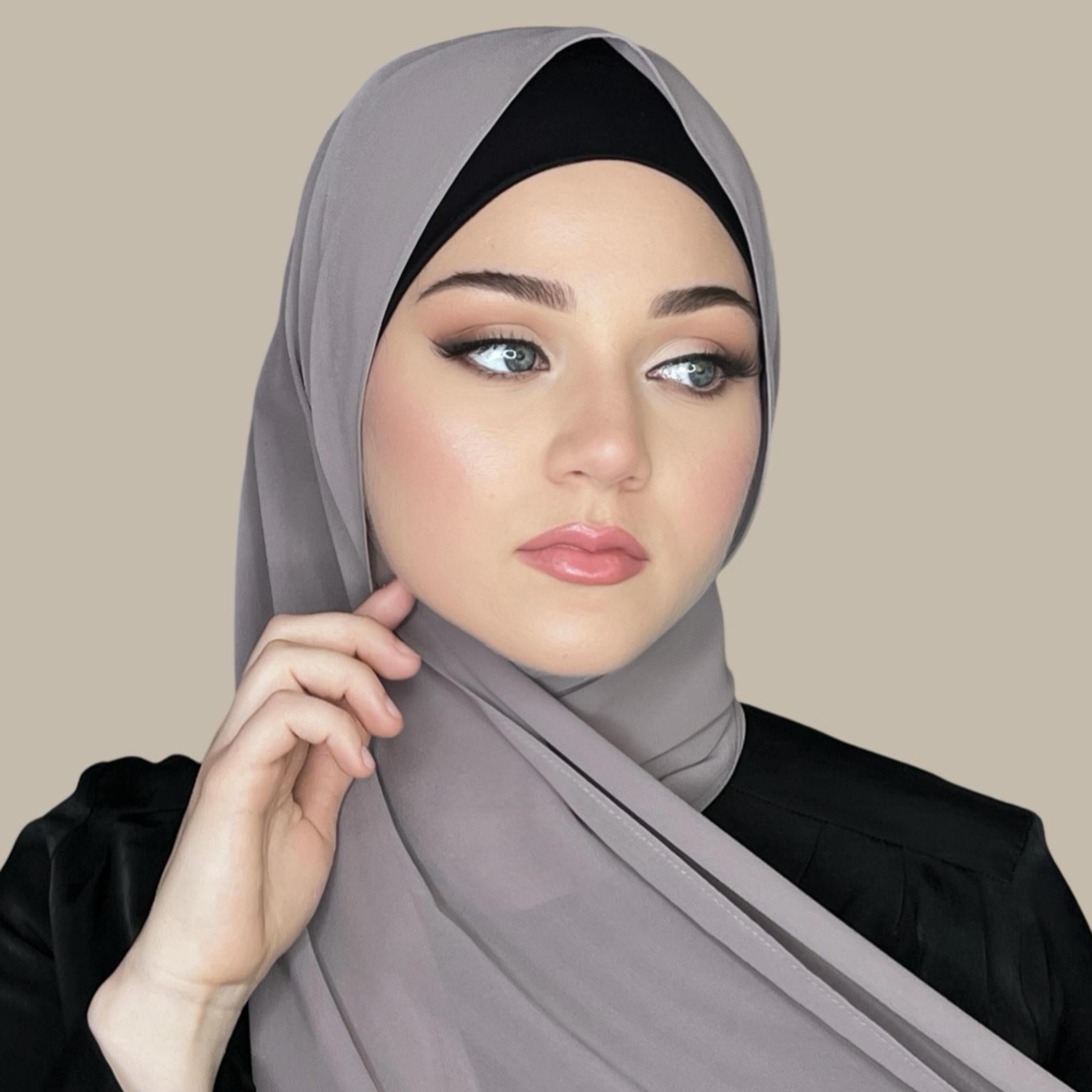 Luxury Chiffon Hijab-Hazel - Modish Hijab