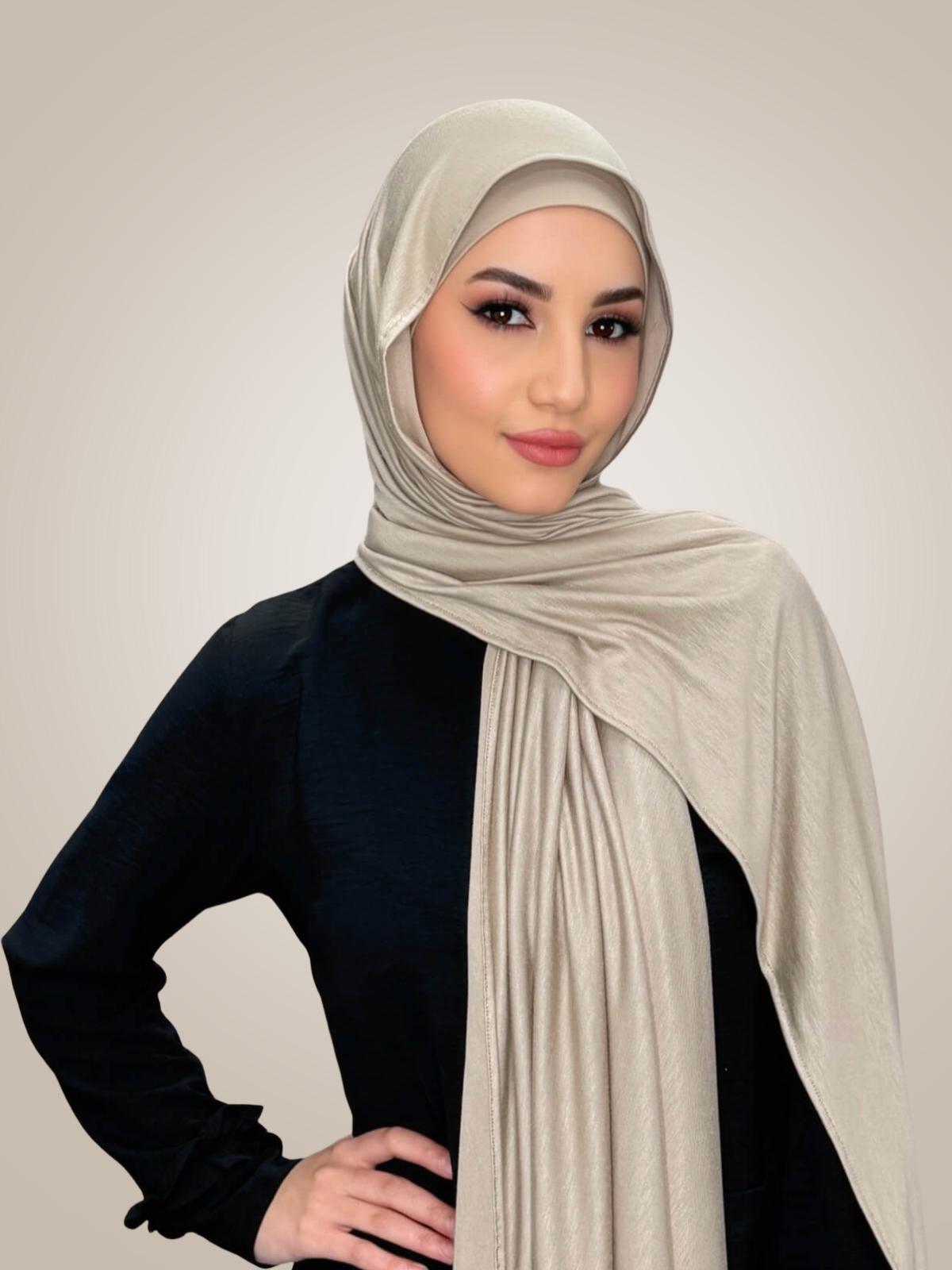 Premium Jersey Hijab-Vanilla