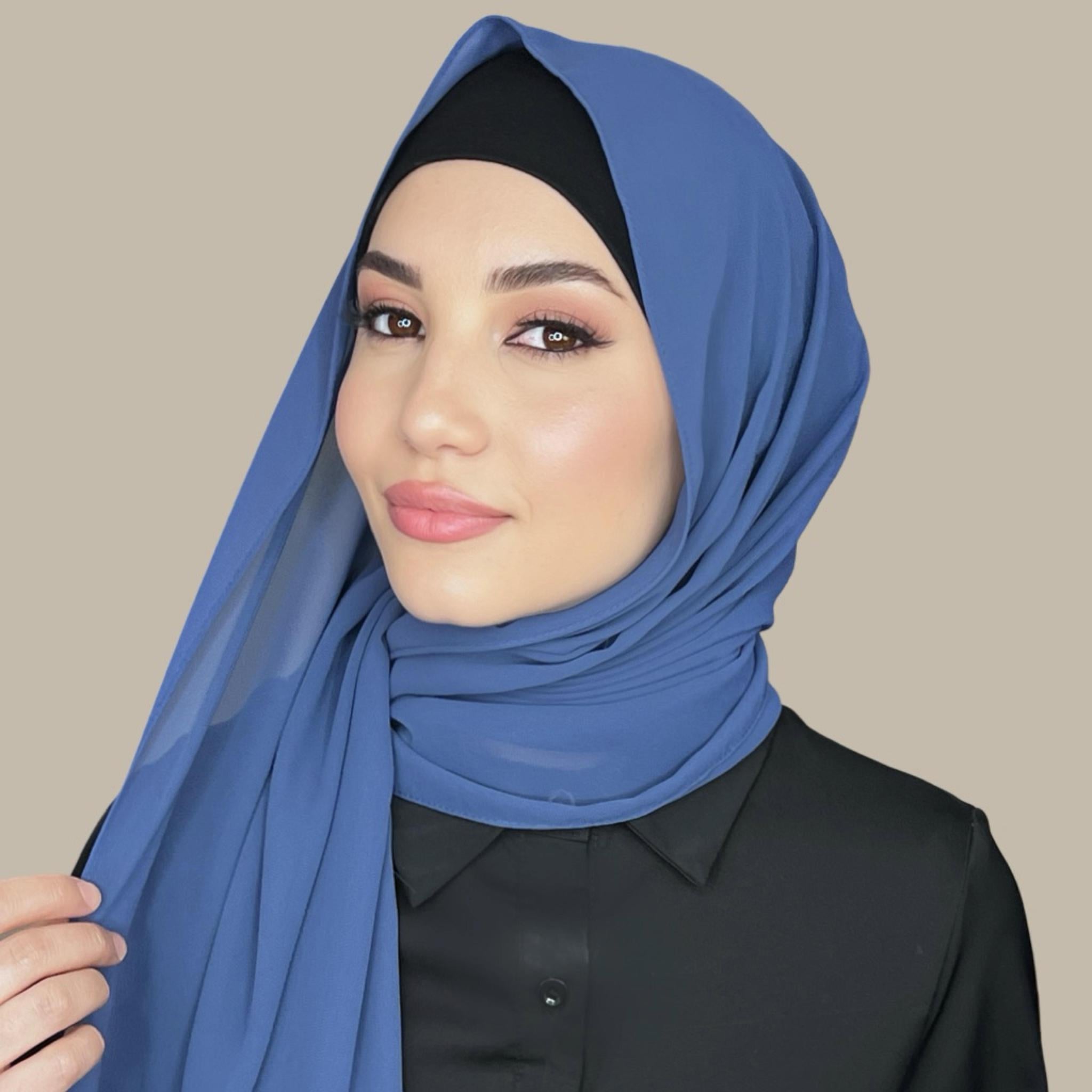 Luxury Chiffon Hijab-Spruce