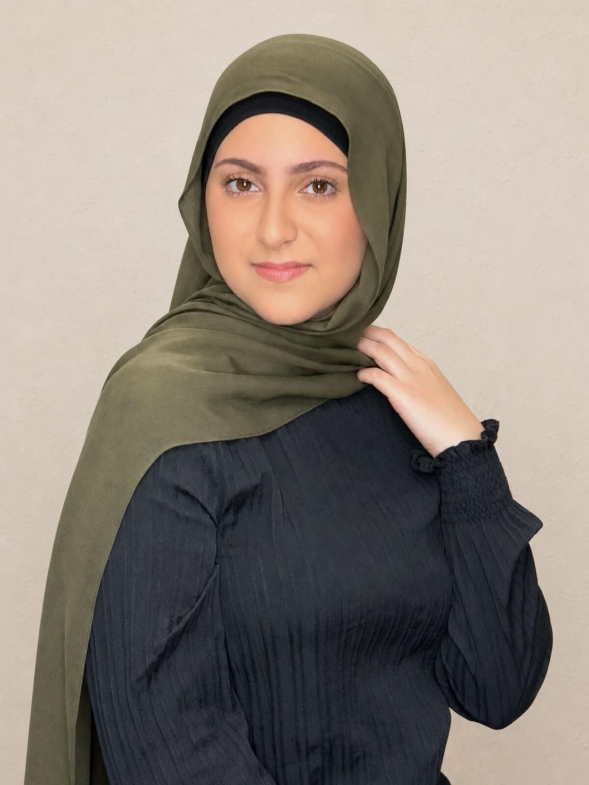 Modish Girl Cotton Modal Hijab-Sunlit Sage
