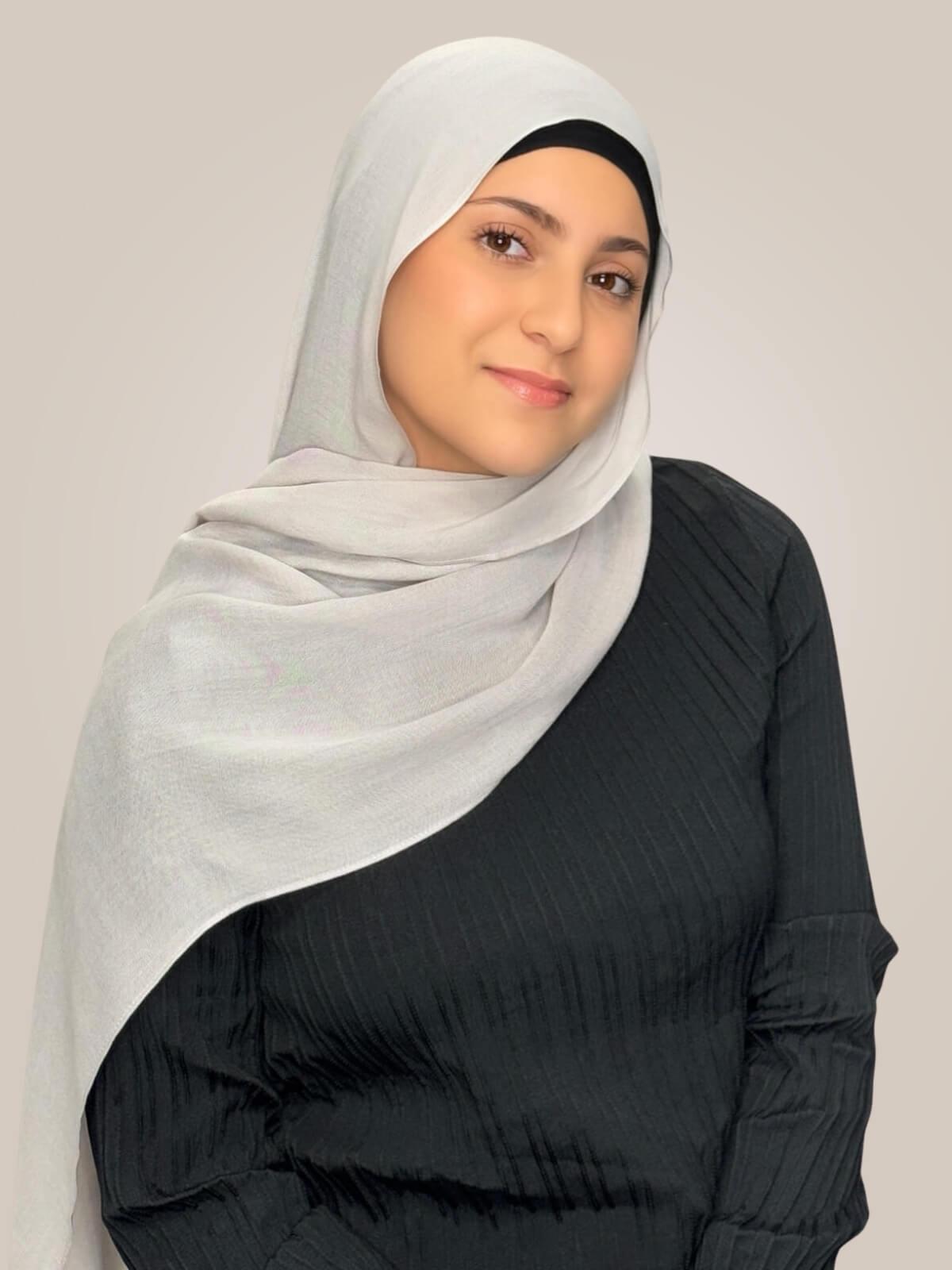 Modish Girl Cotton Modal Hijab-Misty Mink