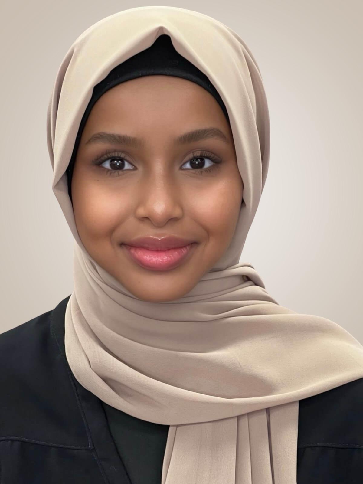 Luxury Chiffon Hijab-Oak