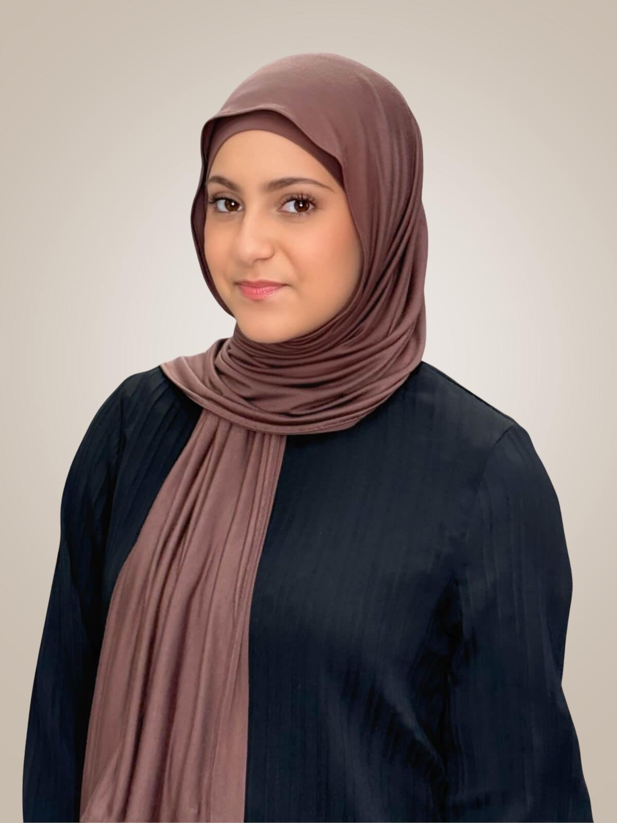 Modish Girl Premium Jersey Hijab-Mocha Brown
