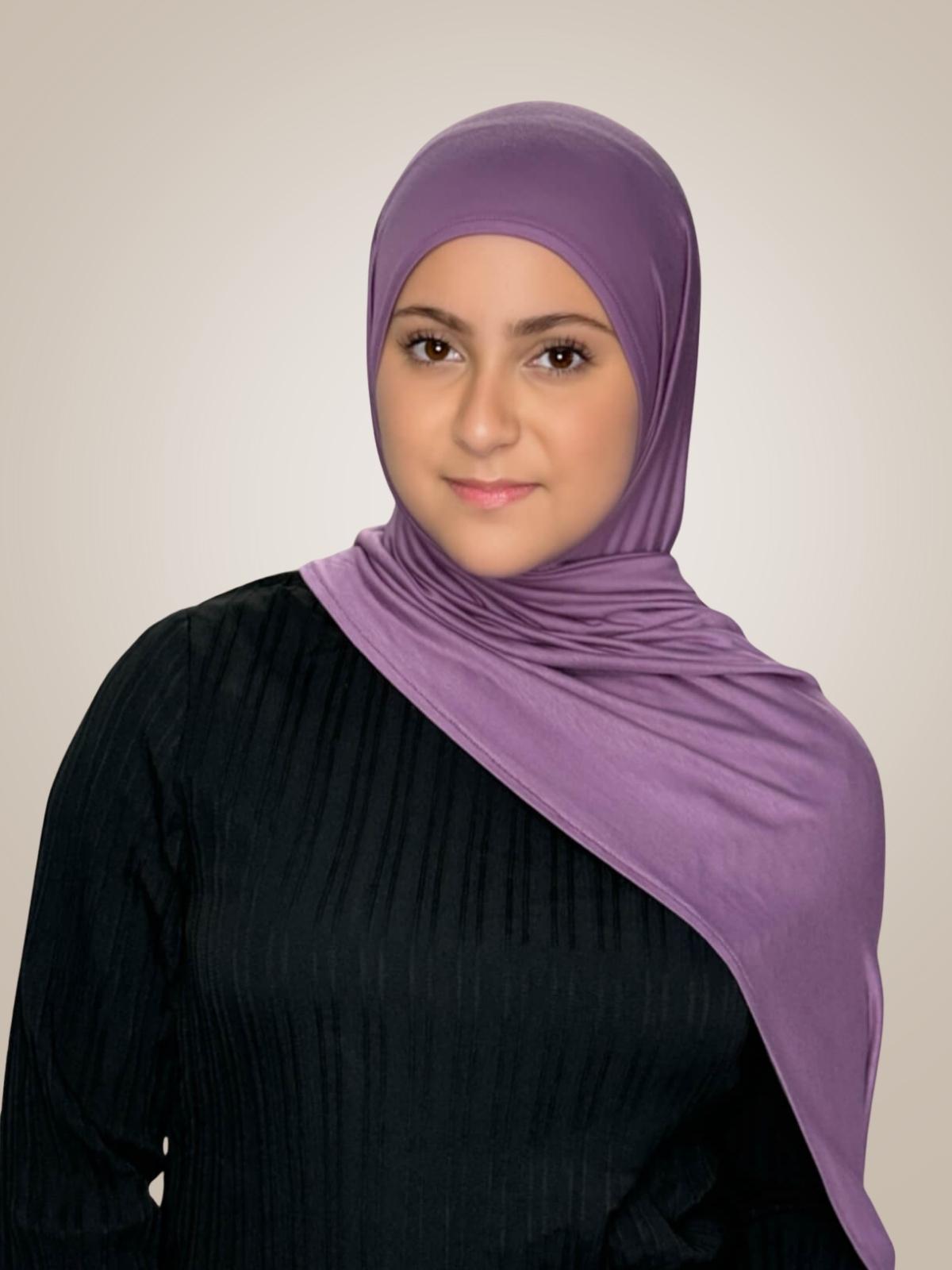 Modish Girl Pre-Sewn Jersey Hijab-Mauve Taupe