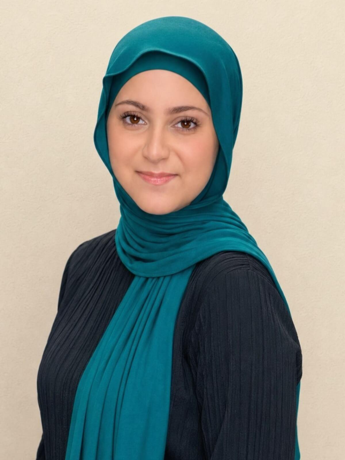 Modish Girl Premium Jersey Hijab-Pine Green