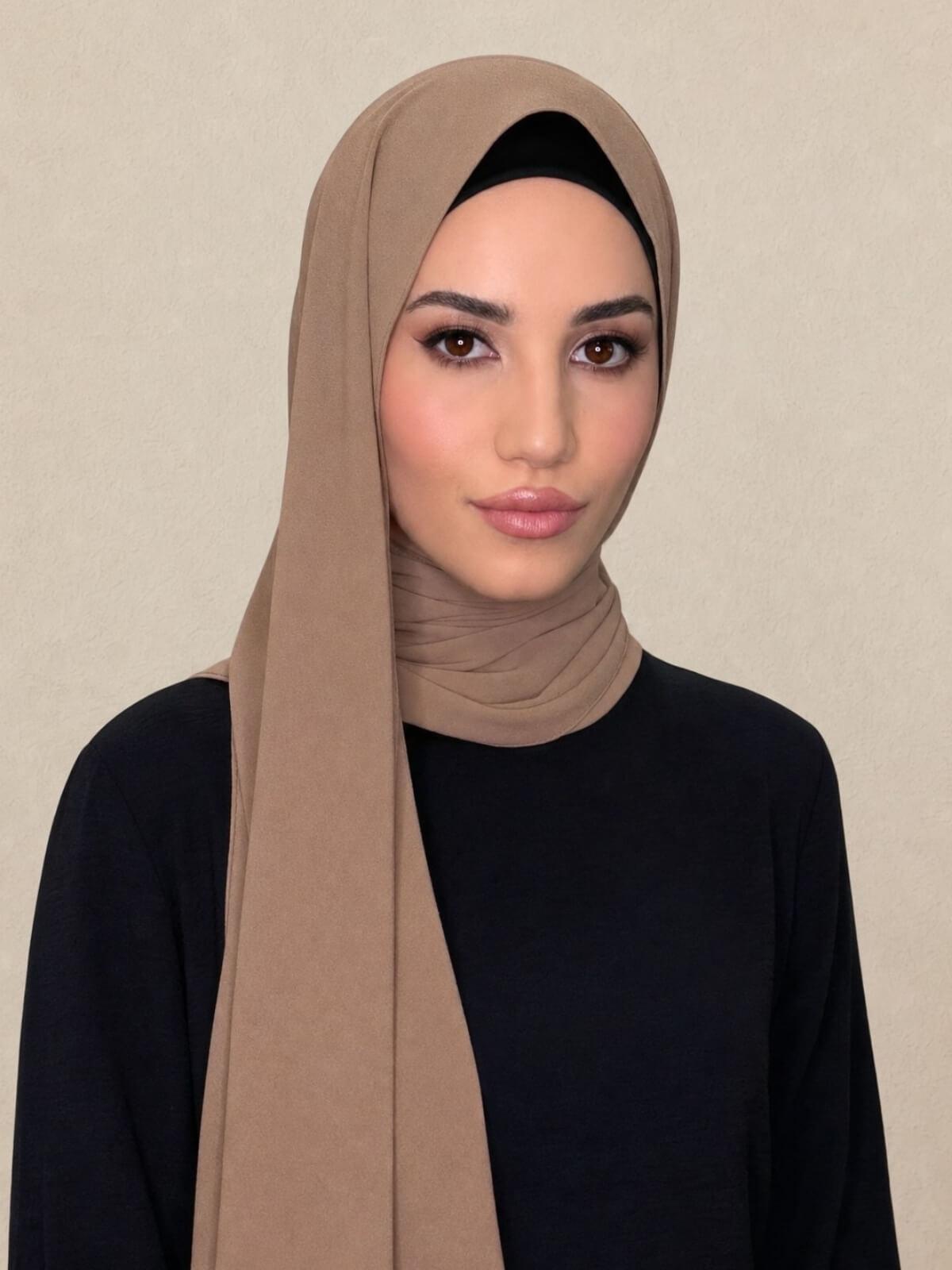 Classic Chiffon Hijab-Ashwood