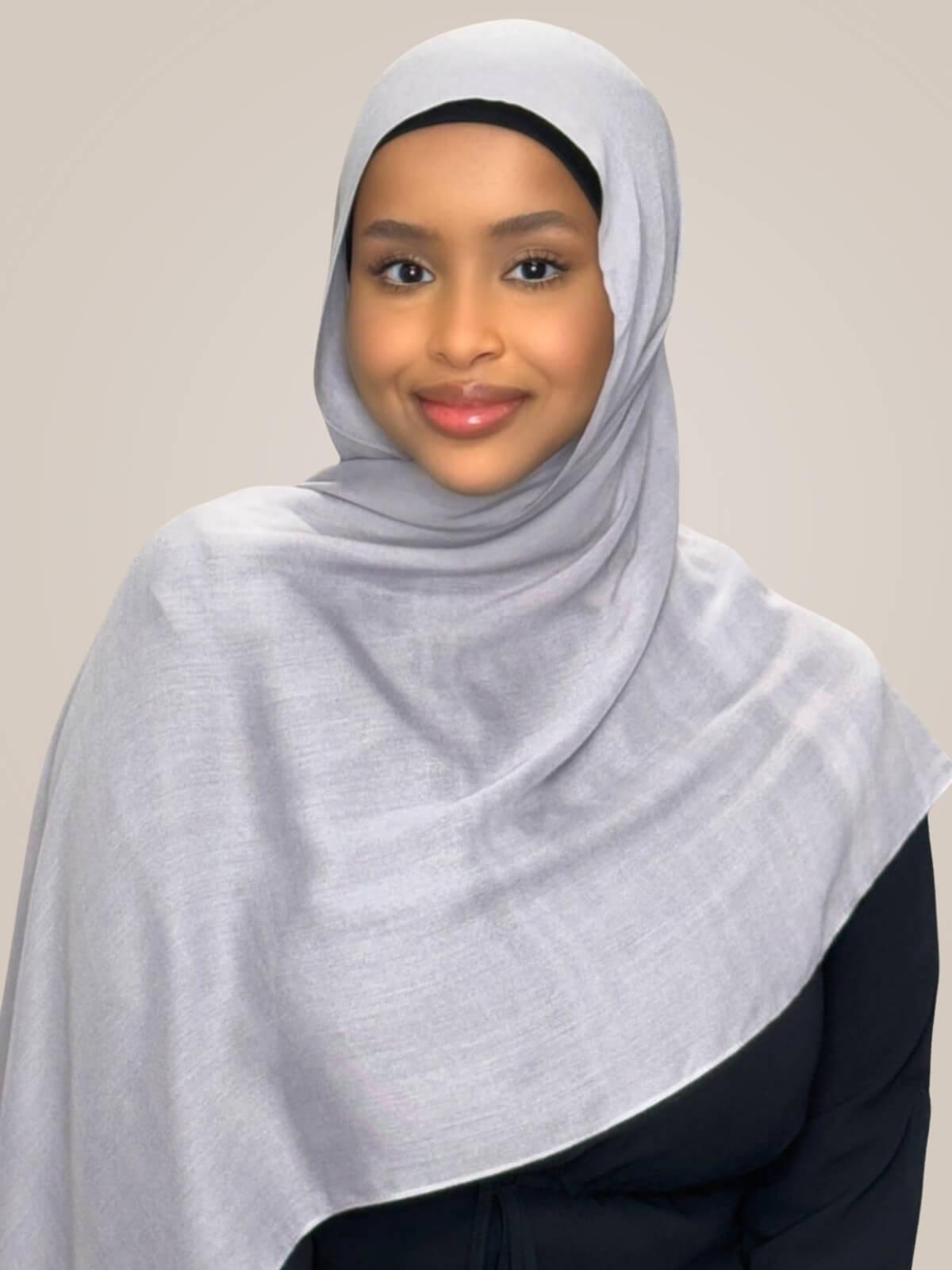 Cotton Modal Hijab-Thunder