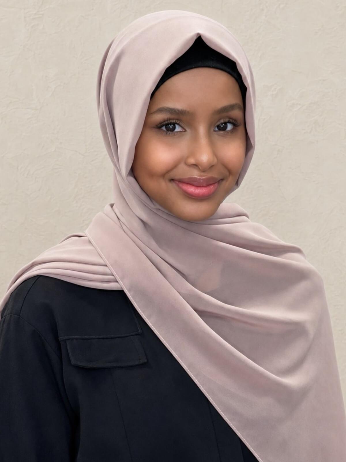 Luxury Chiffon Hijab-Cedar