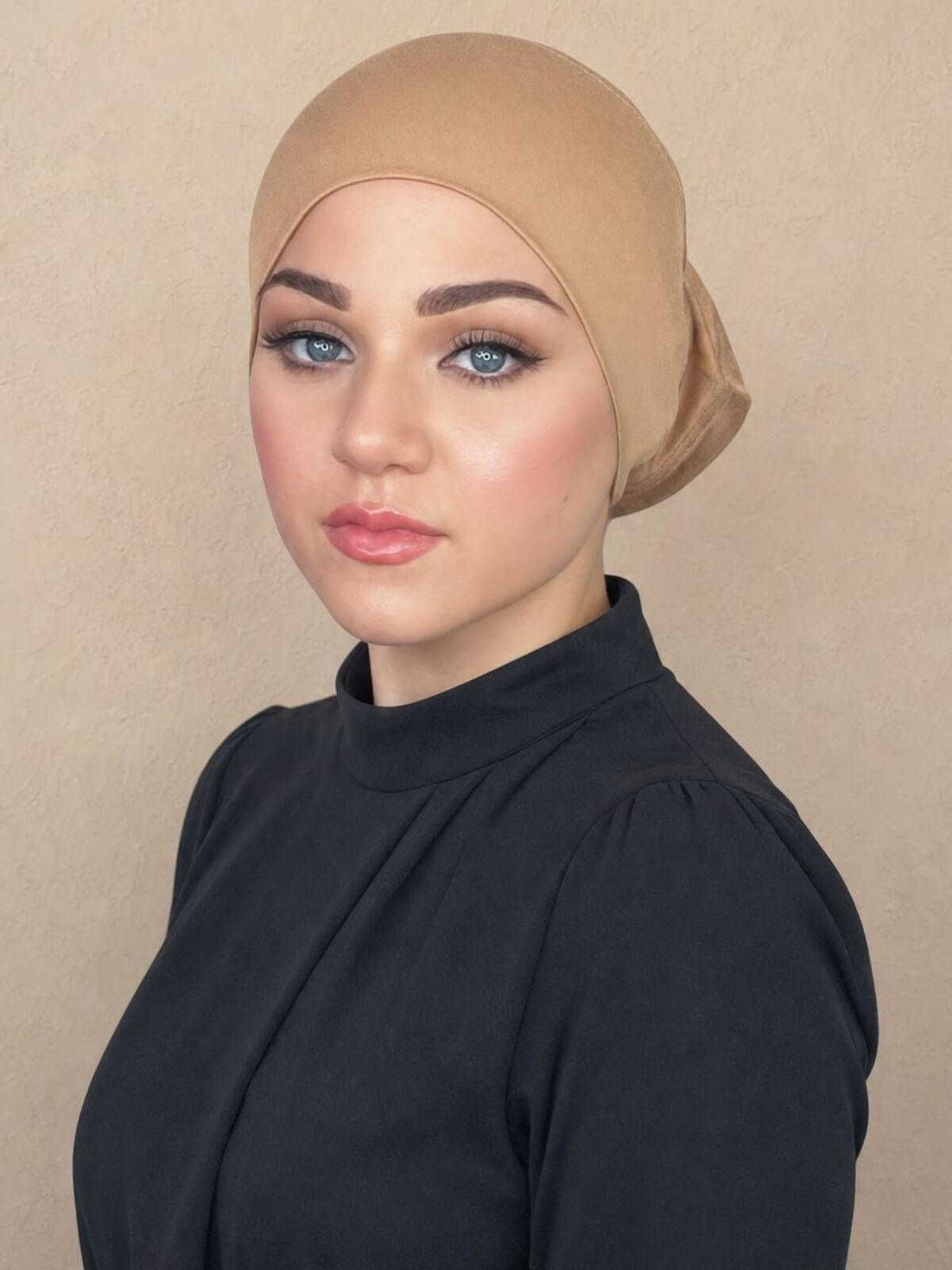 Premium Jersey Under Scarf-Honey