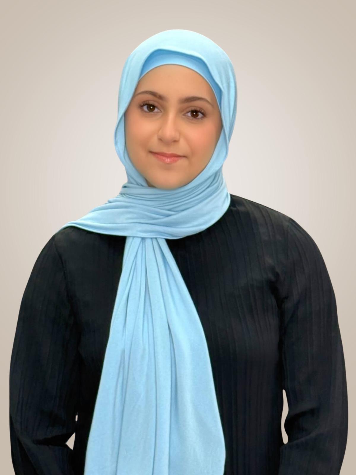 Modish Girl Premium Jersey Hijab-Baby Blue