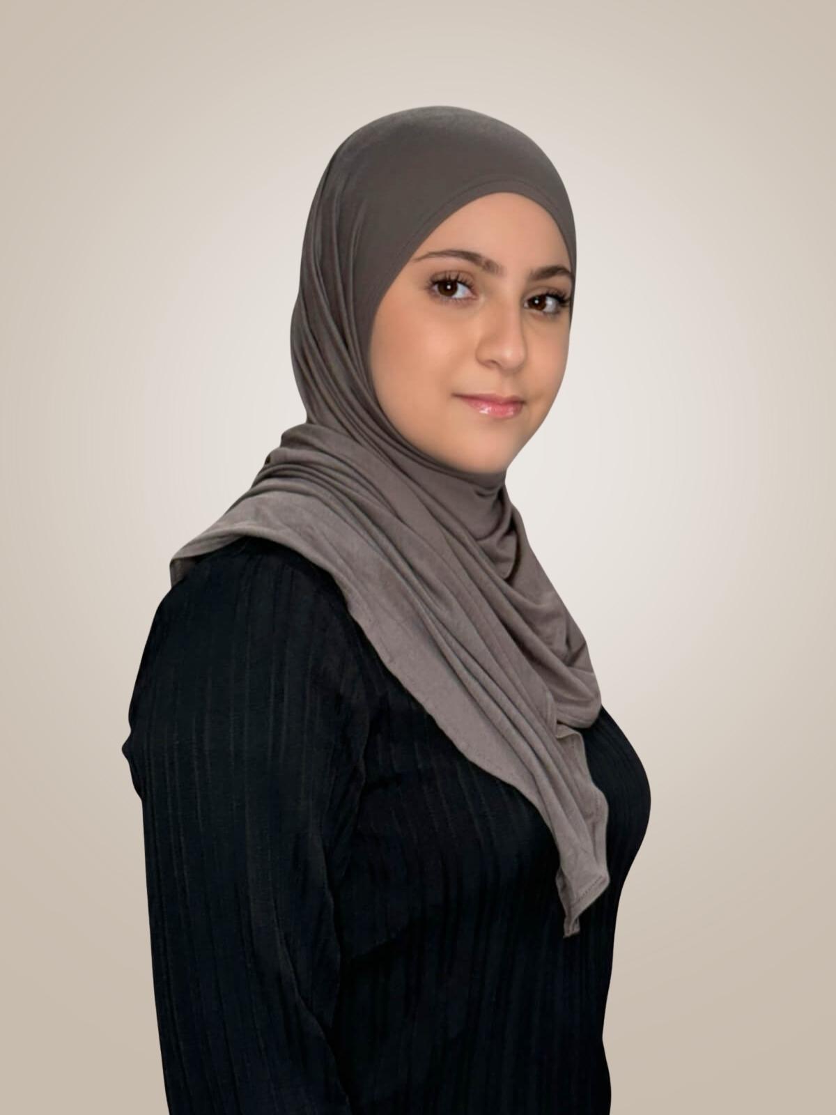 Modish Girl Pre-Sewn Jersey Hijab-Hazel