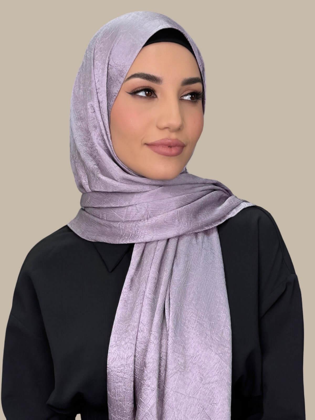Classic Satin Hijab-Periwinkle