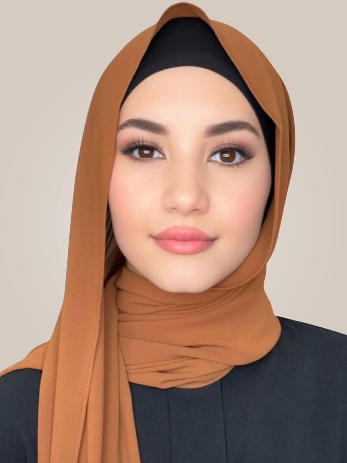 Classic Chiffon Hijab-Sienna