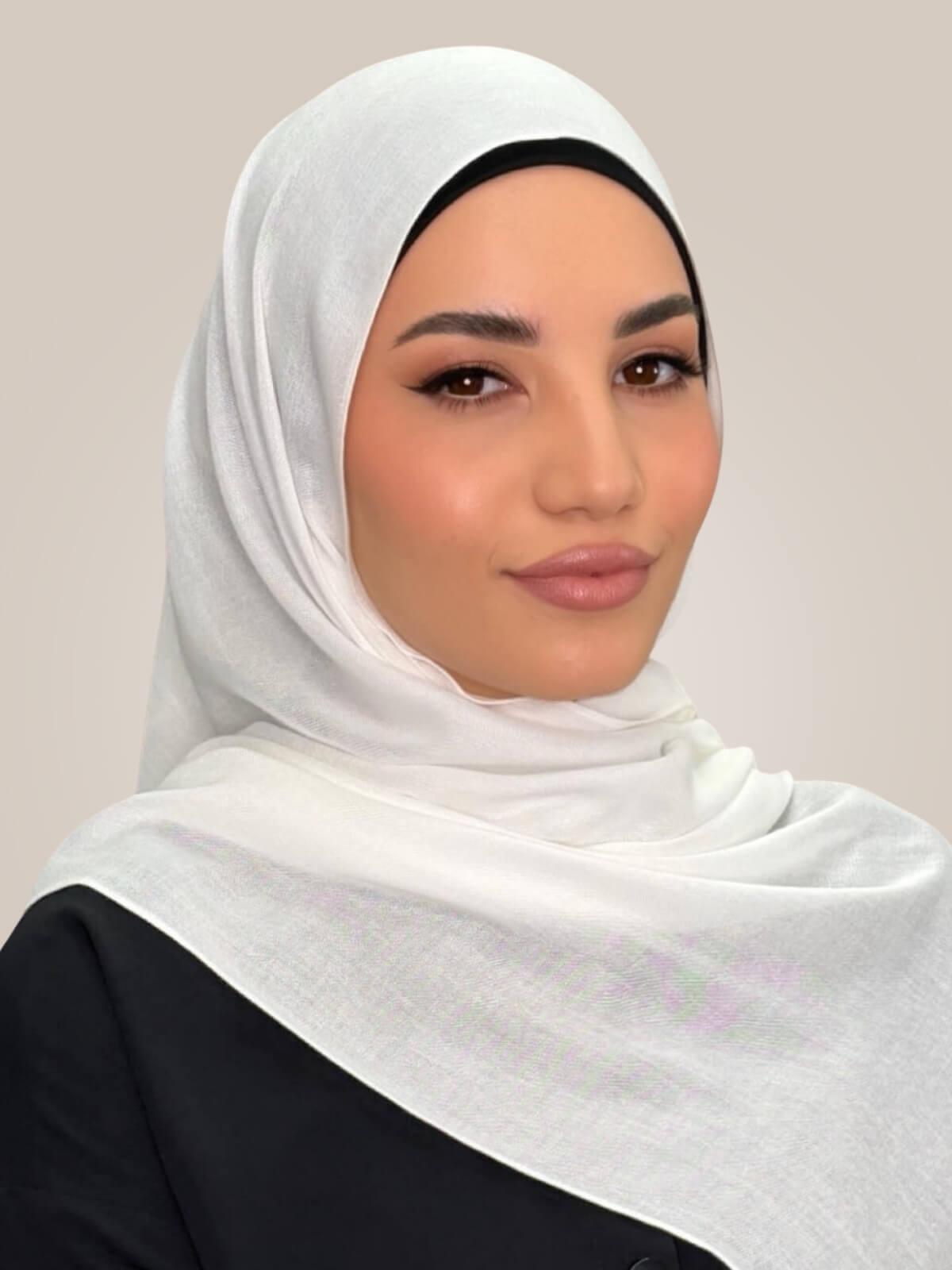 Cotton Modal Hijab-Porcelain