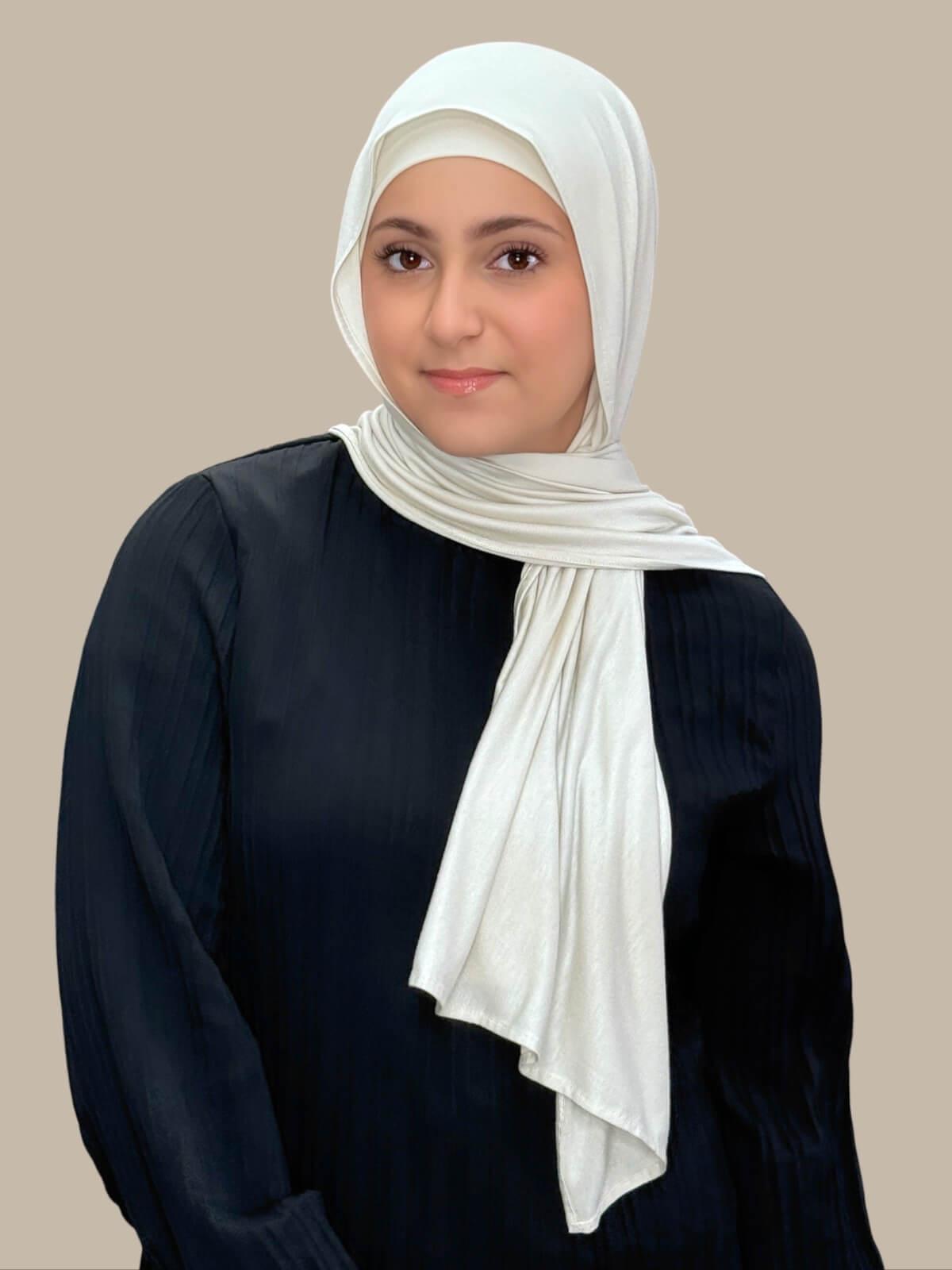 Modish Girl Premium Jersey hijab-Ivory